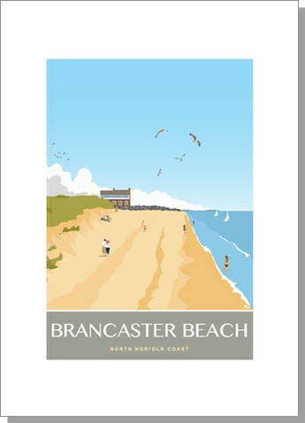 Brancaster Beach Golf Card