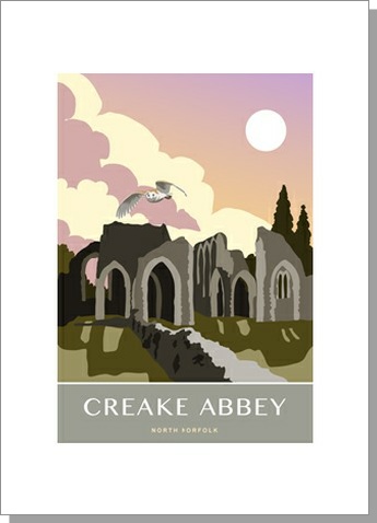 Creaks Abbey Owl Night Card