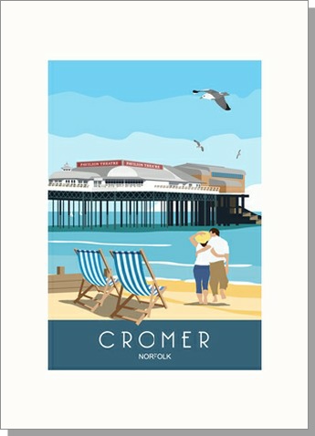 Cromer Beach Pier Card