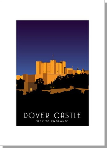 Dover Castle at Night Portrait