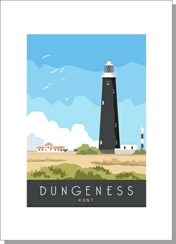 Dungeness Lighthouse Greetings Card