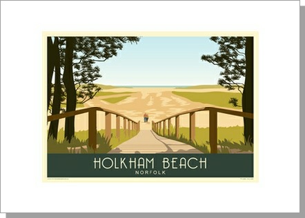 Holkham Beach Landscape Card