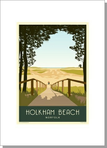 Holkham Beach Boardwalk, Norfolk Card