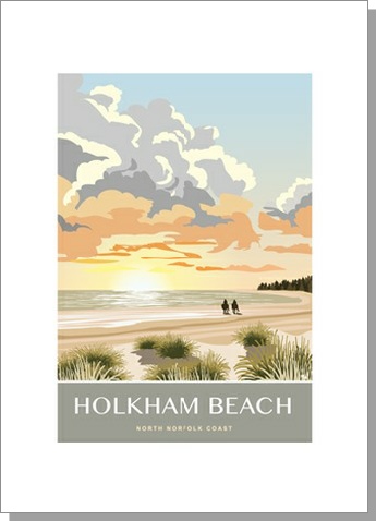 Holkham Beach Sunrise Card