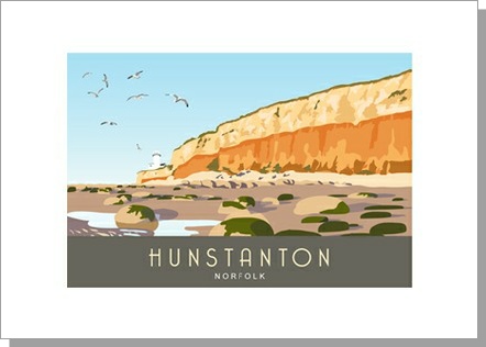 Hunstaton Cliffs Card