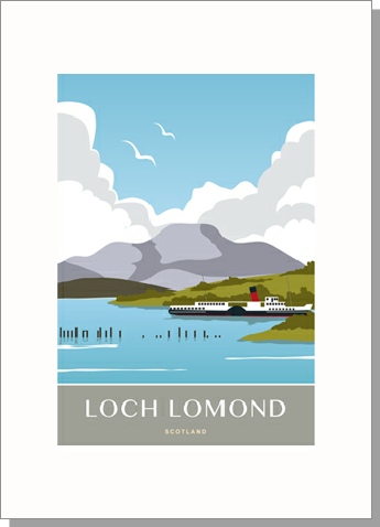 Loch Lomond Greetings card