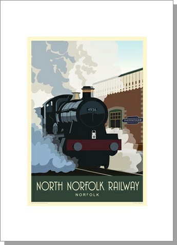 North Norfolk Railway Card Norfolk