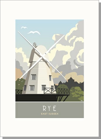 Rye Windmill Bed and Breakfast Card