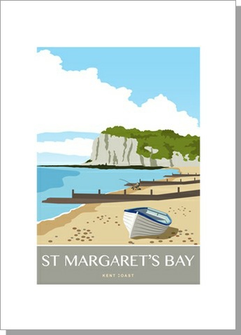 St Margaret's Bay Greetings Card