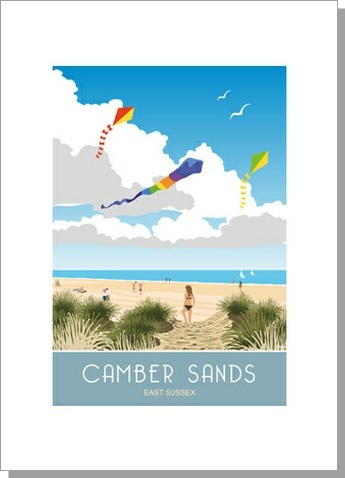 Camber Sands Brach Card