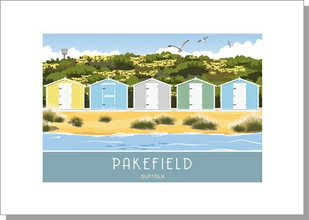 Pakefield Beach Huts Card