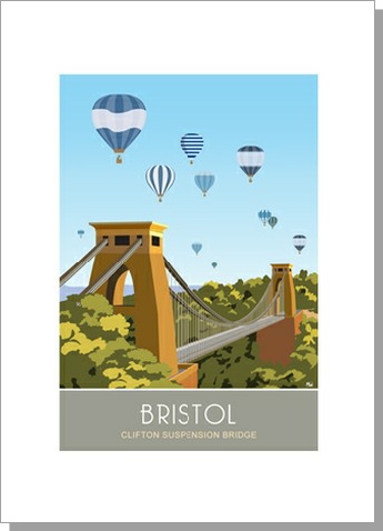 Clifton Bridge Greetings Card