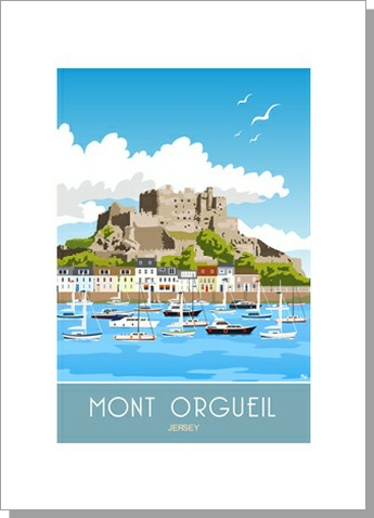Mont Orgueil Jersey Card