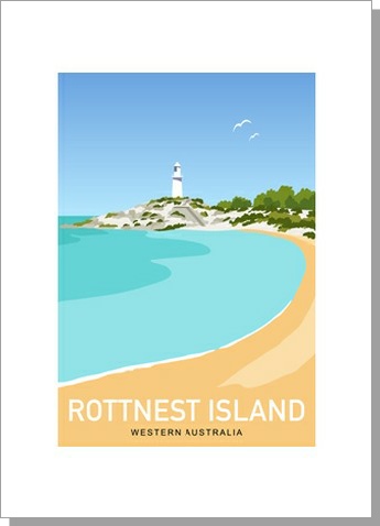 Rottmas Island Australia Card