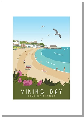 Viking Bay Greetings Card