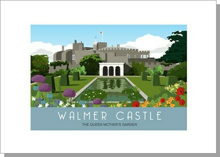 Walmer Castle Greetings Card