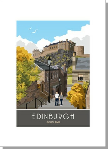 Edinburgh Castle Card