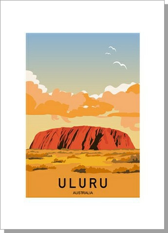 Uluru Ayres Rock Card