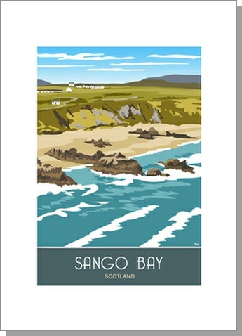Sango Bay Scotland Card