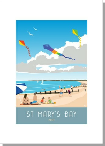 St Mary's Bay Greetings Card