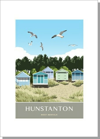 Hunstanton Beach Huts Card