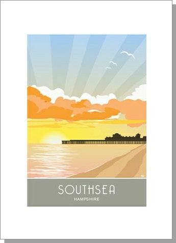 Southsea Pier Porsmouth Hampshire Card
