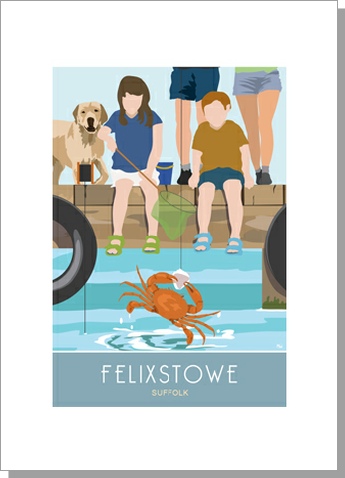 Felixstowe Ferry Jetty Crabbing