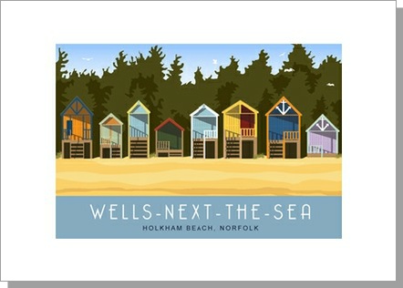 Wells-next-the-Sea, Holkham Beach, Norfolk Card