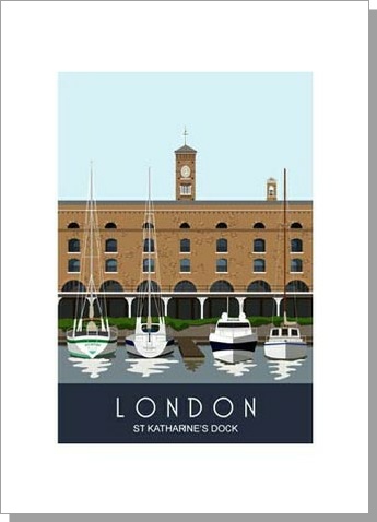 London, St Katharine's Dock, Blue Card