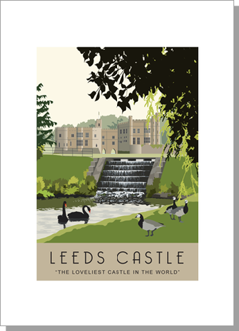 Leeds Castle Greetings Card
