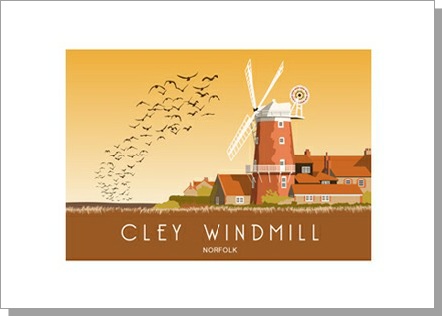 Cley Windmill, Norfolk Card